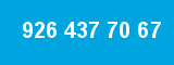926 437 70 67 926 437 70 67